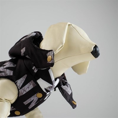 Куртка зимняя, M (ОШ 26-30, ОГ 36-40, ДС 28 см), чёрная - фото 2020858