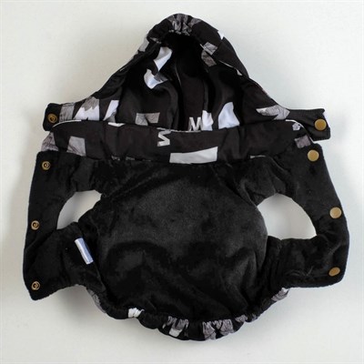 Куртка зимняя, XL (ОШ 32-35, ОГ 46-53, ДС 35 см), чёрная - фото 2020886