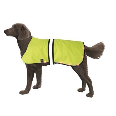 Попона Nobby для собак, светодиодная, на аккум, 30-40/40-55см, желтая - фото 2021242