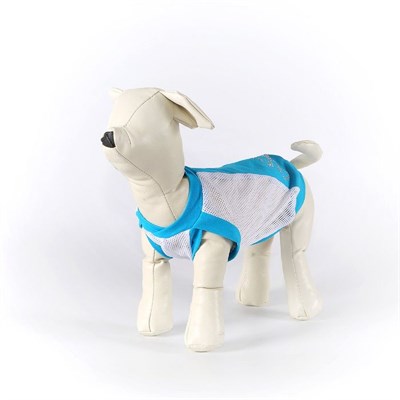 Майка OSSO для собак со стразами из сетки, размер 22 (ДС 18-19 см, ОГ 32-34 см) - фото 2021377