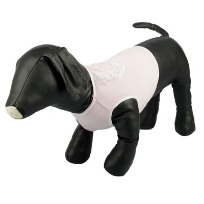 Футболка с кружевом, размер M (ОШ 26 см, ОГ 36 см, ДС 21 см) - фото 2021396