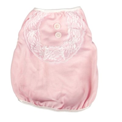 Футболка с кружевом, размер M (ОШ 26 см, ОГ 36 см, ДС 21 см) - фото 2021399