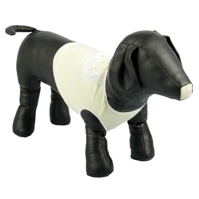 Футболка с кружевом, размер L (ОШ 28 см, ОГ 40 см, ДС 23 см) - фото 2021406