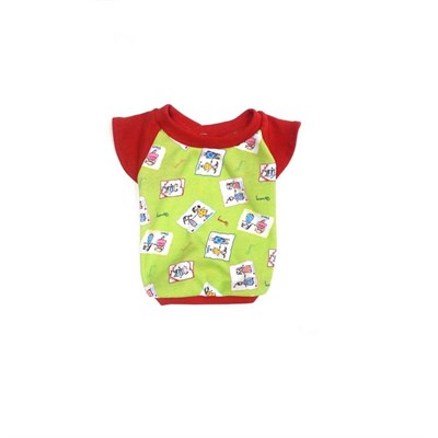 Футболка OSSO с рюшей для собак, размер 32 (ДС 27-28 см, ОГ 39-41 см) - фото 2021428