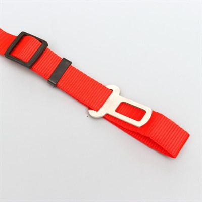 Автомобильный ремень безопасности для собак особо прочный, 68 х 2,5 см, микс цветов - фото 2022228