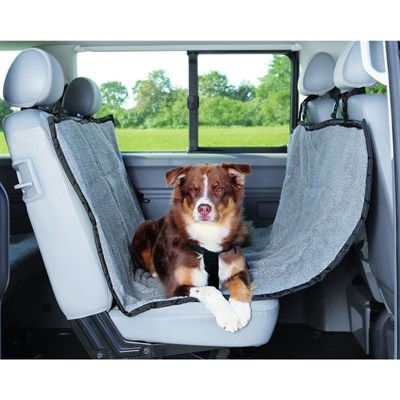 Автомобильная  подстилка Trixie для собак, 1,45 х 1,6 м (серый/черный) - фото 2022235