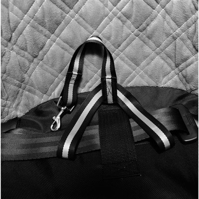 Подстилка-переноска Trixie для автомобиля, 41 х 39 х 42 см, серый/черный - фото 2022245