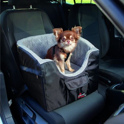 Подстилка-переноска Trixie для автомобиля, 41 х 39 х 42 см, серый/черный - фото 2022246