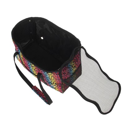 Сумка-переноска с дополнительным окном, 35 х 16 х 23 см, микс цветов - фото 2022338