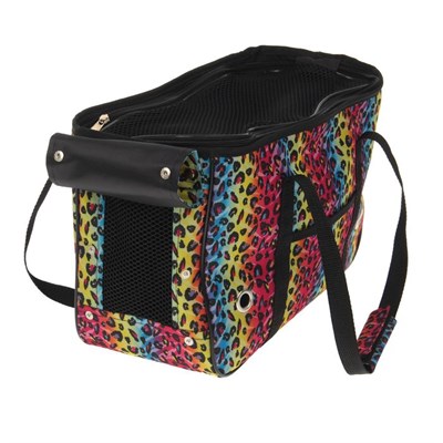 Сумка-переноска с дополнительным окном, 35 х 16 х 23 см, микс цветов - фото 2022339