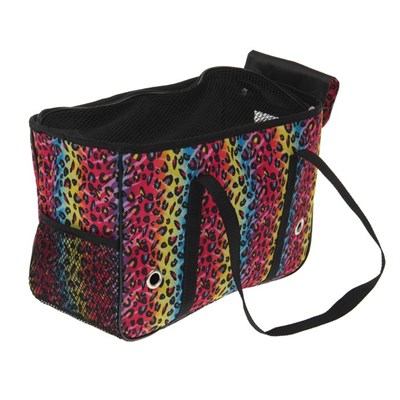 Сумка-переноска с дополнительным окном, 35 х 16 х 23 см, микс цветов - фото 2022340