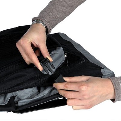 Сумка-переноска Trixie , M: 50 x 50 x 70 см, черный/серый - фото 2022433