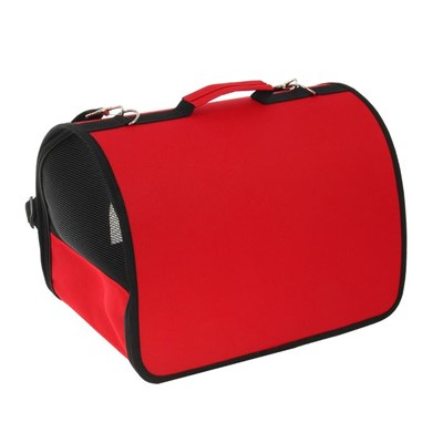 Сумка-переноска с 2 входами, 31 х 20,5 х 23 см, красная - фото 2022448