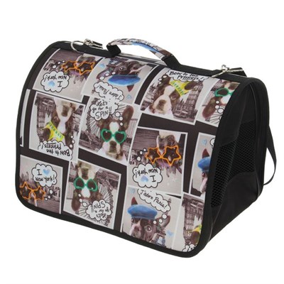 Сумка-переноска с принтом, 40 х 25 х 28 см микс видов - фото 2022472