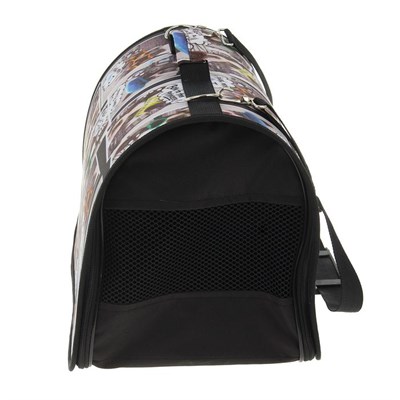 Сумка-переноска с принтом, 46 х 28,5 х 30 см  микс - фото 2022478