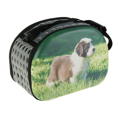 Складная сумка-переноска с отдельным входом, материал EVA, 42 х 27 х 32 см, дизайн со щенком 28306 - фото 2022482
