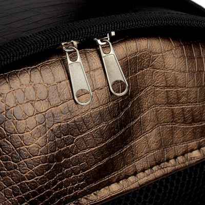 Сумка-переноска №1 полукруглая, 37 х 18 х 25 см, искусственная кожа, коричневая - фото 2022499