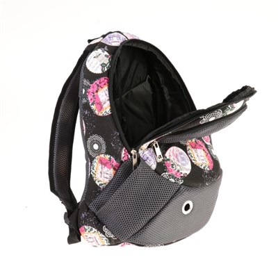 Рюкзак для переноски животных (окно открывается и крепится на магнит), 36 х 14,5 х 41 см - фото 2022510