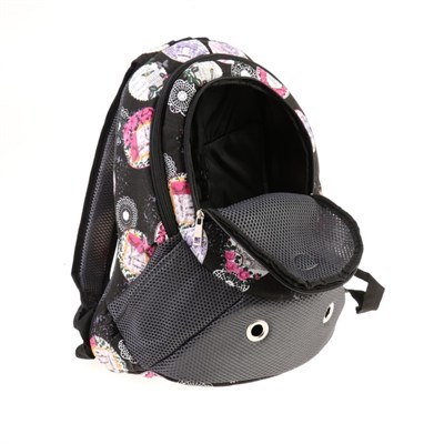 Рюкзак для переноски животных (окно открывается и крепится на магнит), 36 х 14,5 х 41 см - фото 2022511