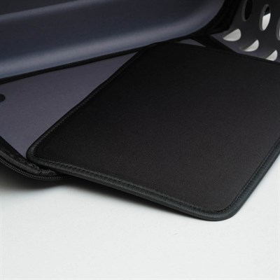 Складная сумка-переноска с отдельным входом, материал EVA, 43,5 х 28 х 33 см, серая - фото 2022555