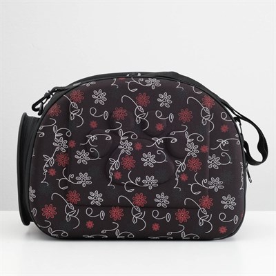 Складная сумка-переноска с отдельным входом, материал EVA, 43,5 х 28 х 33 см, черная - фото 2022677