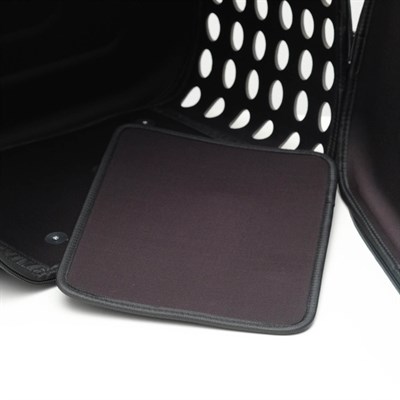 Складная сумка-переноска с отдельным входом, материал EVA, 43,5 х 28 х 33 см, черная - фото 2022685