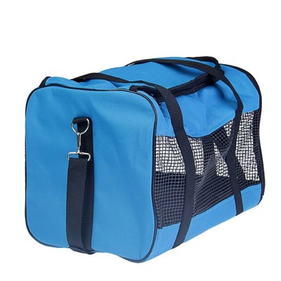 Сумка-переноска прямоугольная с сеткой, 42 х 25 х 29 см, микс цветов - фото 2022713