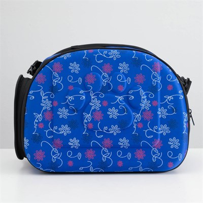 Складная сумка-переноска с отдельным входом, материал EVA, 43,5 х 28 х 33 см, синяя - фото 2022754