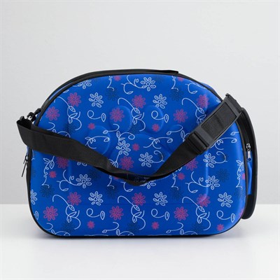 Складная сумка-переноска с отдельным входом, материал EVA, 43,5 х 28 х 33 см, синяя - фото 2022756