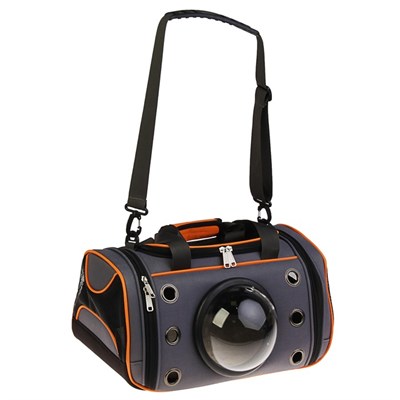 Сумка-переноска с окном-иллюминатором, малая, 39х25х20 см, резиновые ножки - фото 2022788