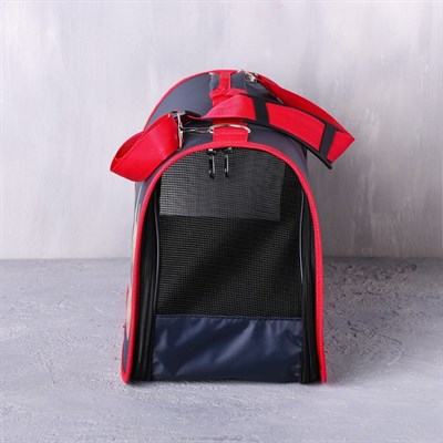 Сумка-переноска раскладная «Погнали!» 45x27x20 см - фото 2022801