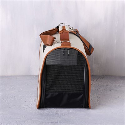 Сумка-переноска раскладная «Отказался идти пешком» 45x27x20 см - фото 2022810