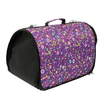 Сумка-переноска раскладная каркасная, 40 х 25 х 26 см, ткань ПВХ  микс цветов - фото 2022852