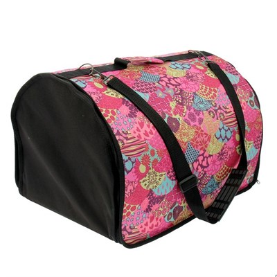 Сумка-переноска раскладная каркасная, 46 х 28 х 29 см, ткань ПВХ  микс цветов - фото 2022855