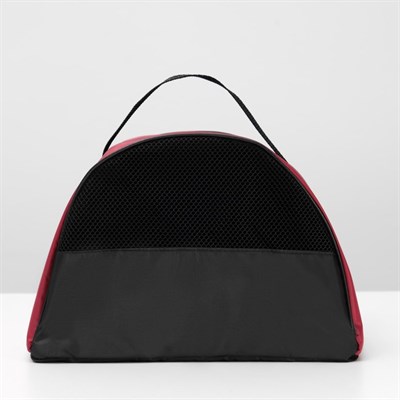 Сумка-переноска для животных, полукруглая, нейлон, 33 х 19 х 23 см, микс цветов - фото 2022942