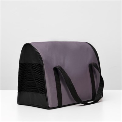 Сумка-переноска для животных "Туннель", нейлон, 33 х 19 х 23 см, микс цветов - фото 2022951