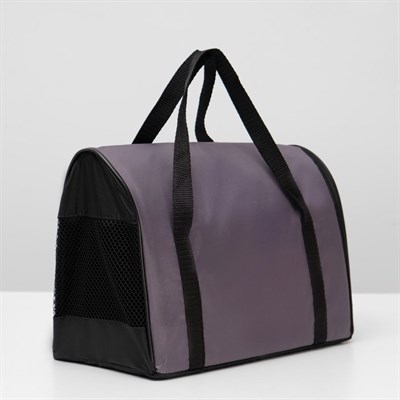 Сумка-переноска для животных "Туннель", нейлон, 33 х 19 х 23 см, микс цветов - фото 2022952