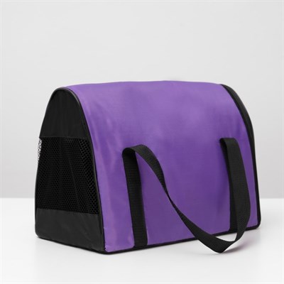 Сумка-переноска для животных "Туннель", нейлон, 37 х 22 х 26 см, микс цветов - фото 2022956