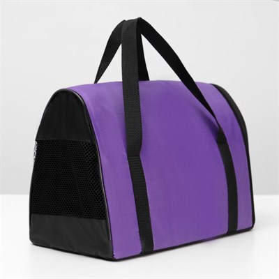 Сумка-переноска для животных "Туннель", нейлон, 37 х 22 х 26 см, микс цветов - фото 2022957