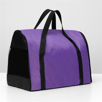 Сумка-переноска для животных "Туннель", нейлон, 41 х 25 х 29 см, микс цветов - фото 2022960