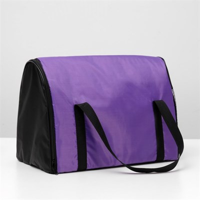 Сумка-переноска для животных "Туннель", нейлон, 41 х 25 х 29 см, микс цветов - фото 2022961