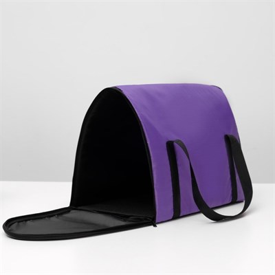 Сумка-переноска для животных "Туннель", нейлон, 41 х 25 х 29 см, микс цветов - фото 2022962