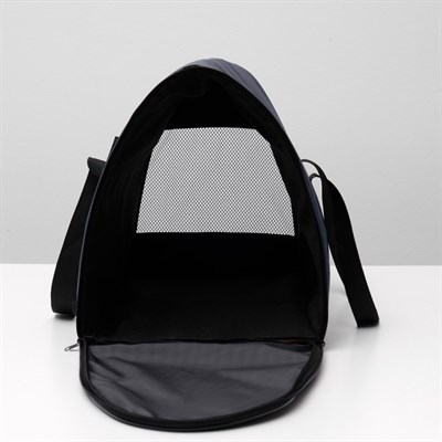 Сумка-переноска для животных "Туннель", нейлон, 49 х 31 х 35 см, микс цветов - фото 2022968