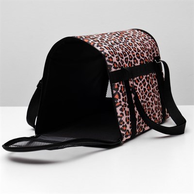 Сумка-переноска для животных раскладная, нейлон, 43 х 26 х 28 см, микс расцветок - фото 2022972