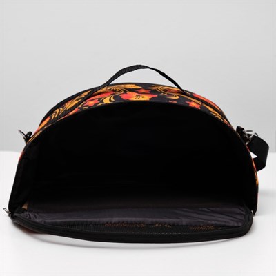 Сумка-переноска для животных раскладная полукруглая, нейлон, 38 х 18 х 21 см, микс расцветок - фото 2022976