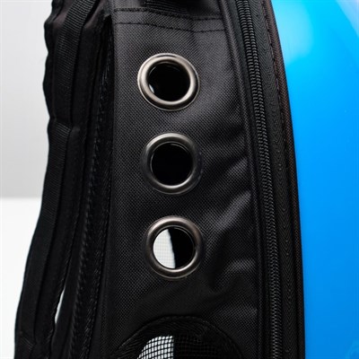 Рюкзак-переноска 30 х 24 х 42 см, пластик, голубой - фото 2023002