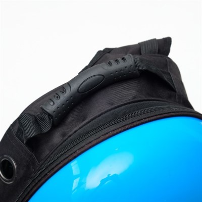 Рюкзак-переноска 30 х 24 х 42 см, пластик, голубой - фото 2023010