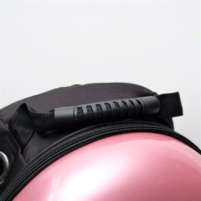 Рюкзак-переноска 30 х 24 х 42 см, пластик, розовый - фото 2023018