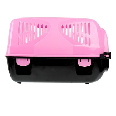 Переноска для животных  "Сириус", 33,5х31х50 см, цвет розовый - фото 2023132