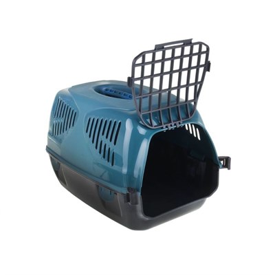 Переноска для животных  "Сириус", 33,5х31х50 см, цвет синий - фото 2023210